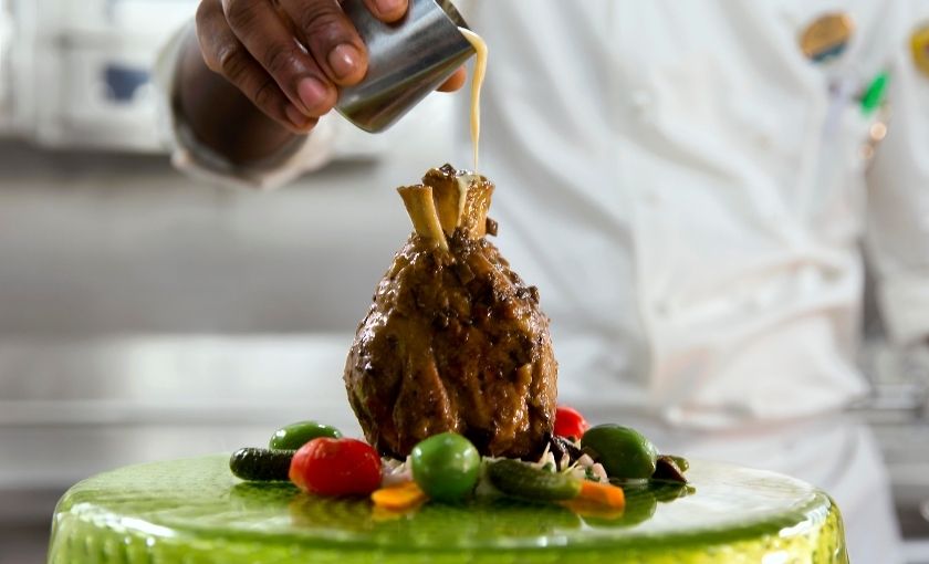 Bereide Lam op de Anthem of the Seas